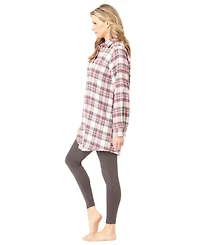 Dreams & Co. Women's Plaid Pj Set
