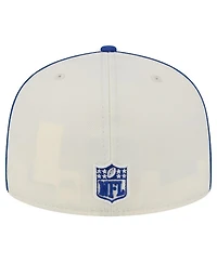 New Era Men's Cream York Giants Soutache 59FIFTY Fitted Hat