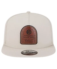 New Era Men's Stone Pittsburgh Steelers Premier 9FIFTY Snapback Hat