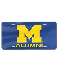WinCraft Navy Michigan Wolverines Alumni Laser Cut Acrylic License Plate