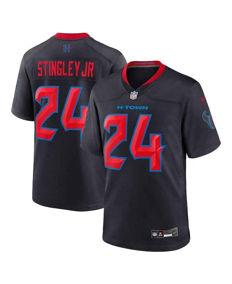 Nike Men's Derek Stingley Jr. Navy Houston Texans 2nd Alternate Game Jersey