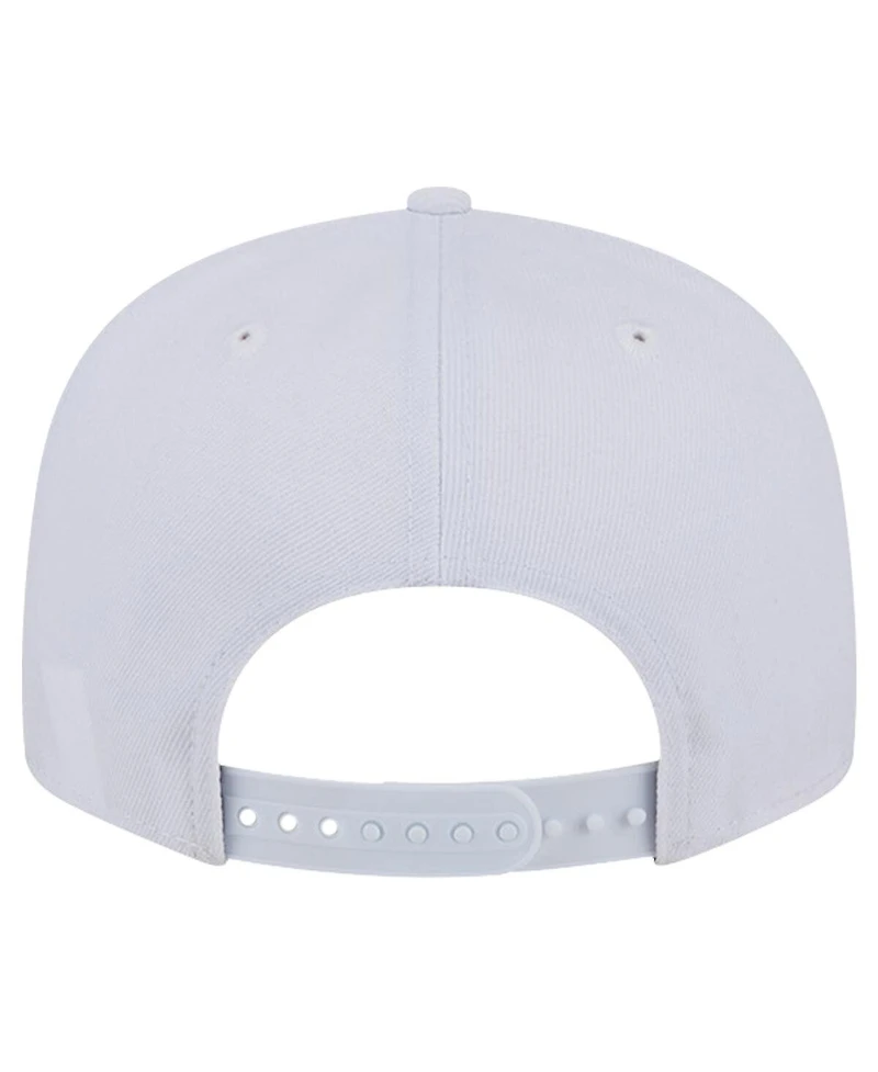 New Era Men's Las Vegas Raiders Main White on White 9FIFTY Snapback Hat
