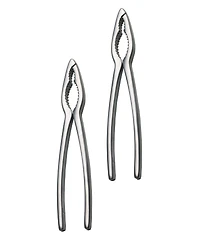 Rsvp International Endurance 18/8 Stainless Steel 6x1.5" 2 Piece Crab Cracker Set