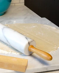 Rsvp International White Marble 18.5" Rolling Pin