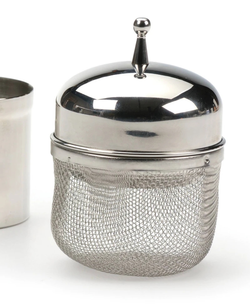 Rsvp International Stainless Steel 3" x 3" x 4" Floating Spice Ball