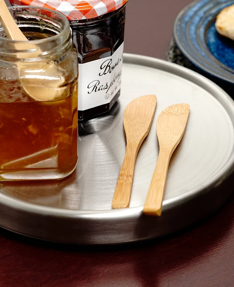 Rsvp International Endurance Stainless Steel 8" D Tool Crock Turntable