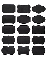 Rsvp International Silicone 31 Piece 2.25" x 1.5" Spice Label and Chalk Marker Set