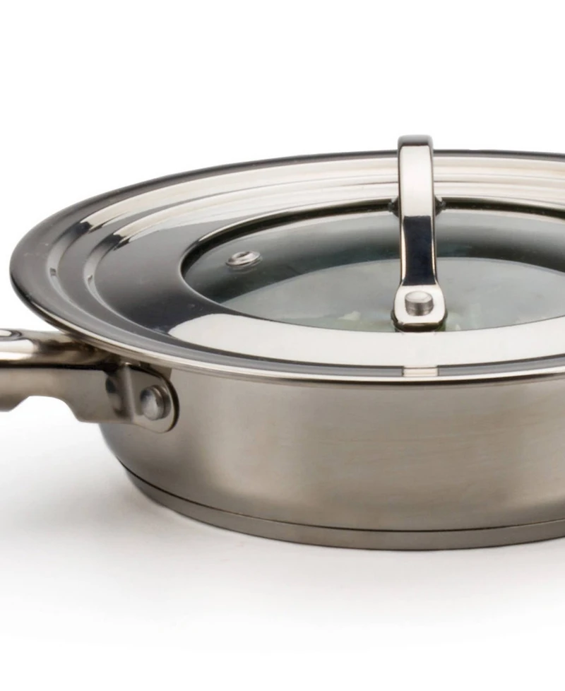 Rsvp International Endurance Stainless Steel Glass 9" Diameter Universal Lid