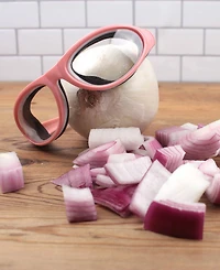 Rsvp International Plastic 5.5" x 6.5" x 1.5" Onion Goggles - Pink Frame