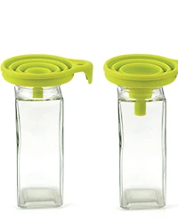 Rsvp International Silicone 5.25" D Collapsible Green Funnel