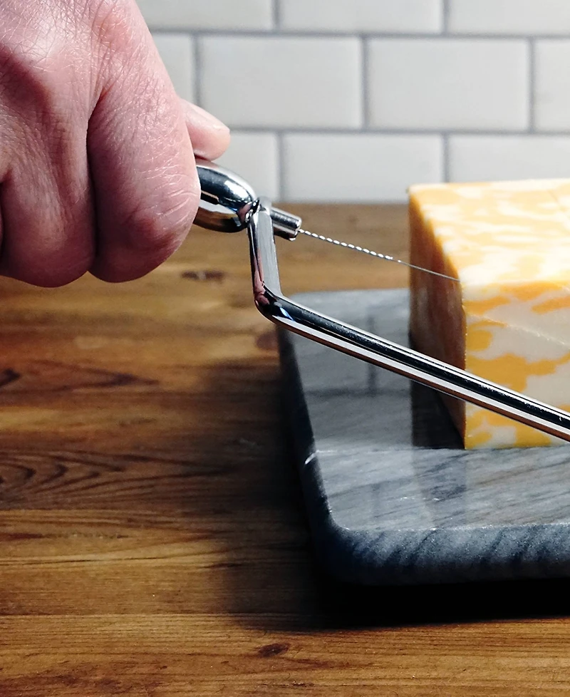 Rsvp International Marble Grey Marble 9"x8" Cheese Slicer