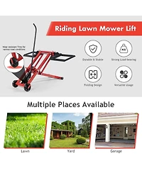 Hydraulic Lawnmower Lift Jack for Tractors and Zero Turn Riding Lawn Mowers
