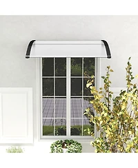 Costway 48" x 40" Window Outdoor Awning Door Canopy Exterior