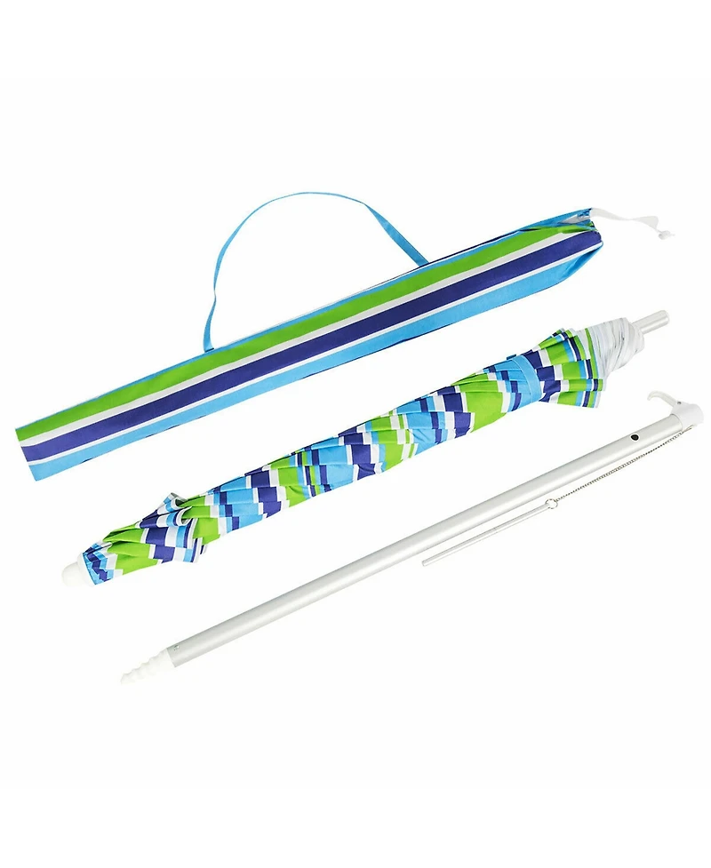 Costway 6.5FT Patio Beach Umbrella Sun Shade Tilt