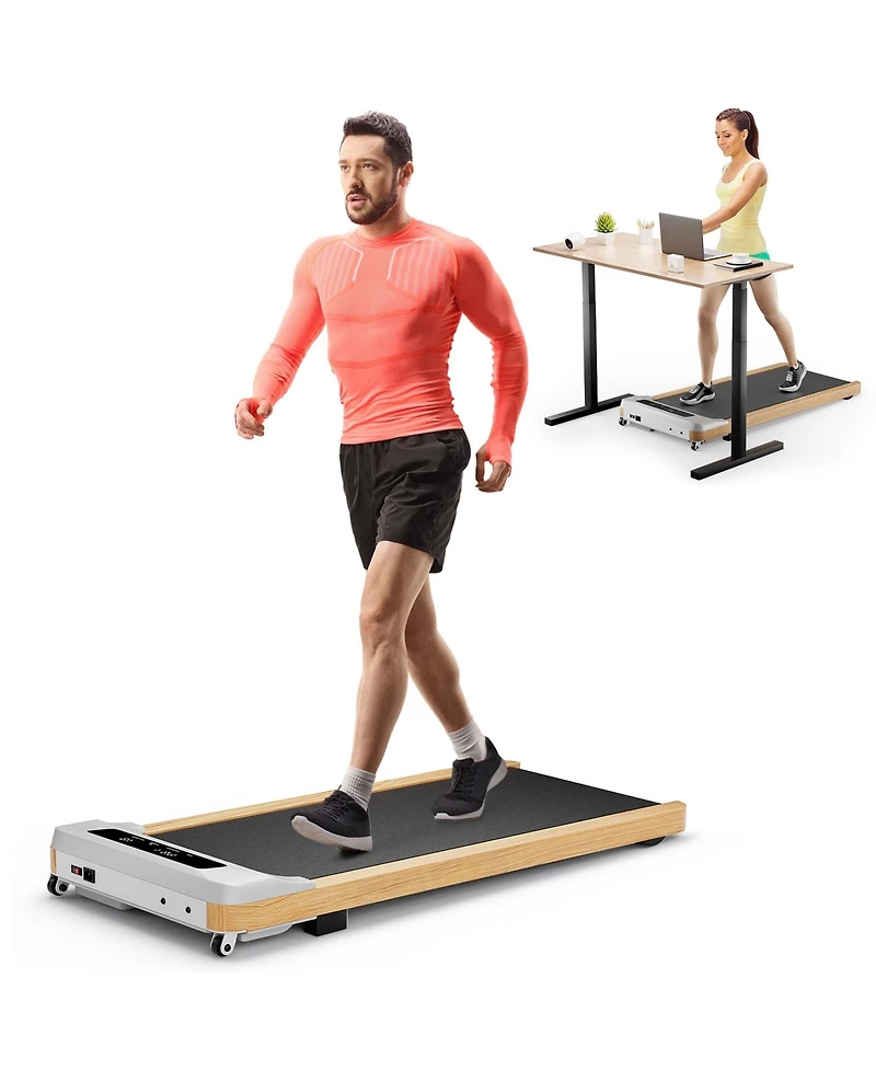 Walking Pad Under Desk Treadmill with Remote Control for Home/Office Led Display
