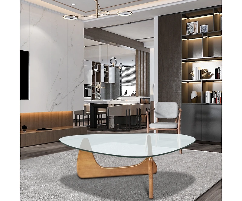 Streamdale Furniture Home Modern Triangle Coffee Table