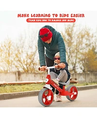 Slickblue Kids Balance Training Bicycle with Adjustable Handlebar and Seat