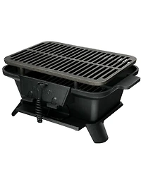 Heavy Duty Cast Iron Charcoal Grill Tabletop Bbq Grill Stove for Camping Picnic
