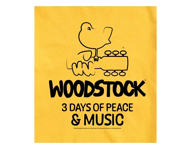 Hybrid Apparel Woodstock 3 Days Of Peace And Music Men's Short Sleeve Tee