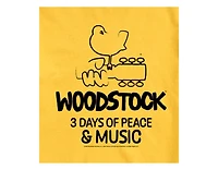 Hybrid Apparel Woodstock 3 Days Of Peace And Music Men's Short Sleeve Tee