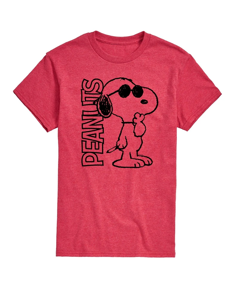 Hybrid Apparel Joe Cool Peanuts Logo Men's Short Sleeve Tee
