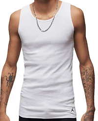 Jordan Men's 2-Pack Flight Base Stretch Cotton Ribbed Tanks