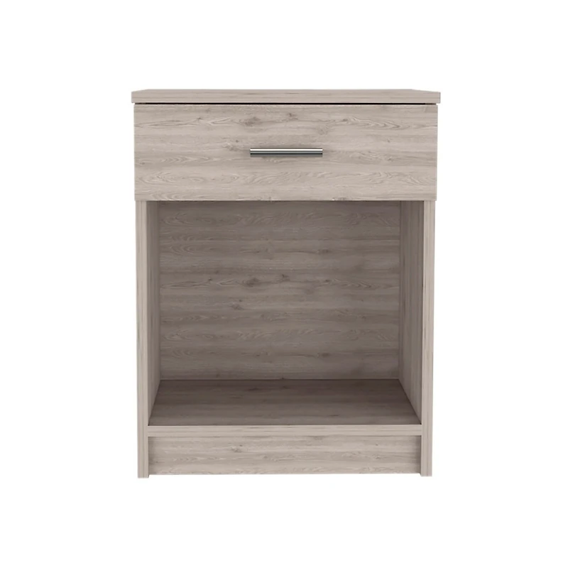 Streamdale Eco Nightstand, Superior Top, One Drawer, Lower Shelf