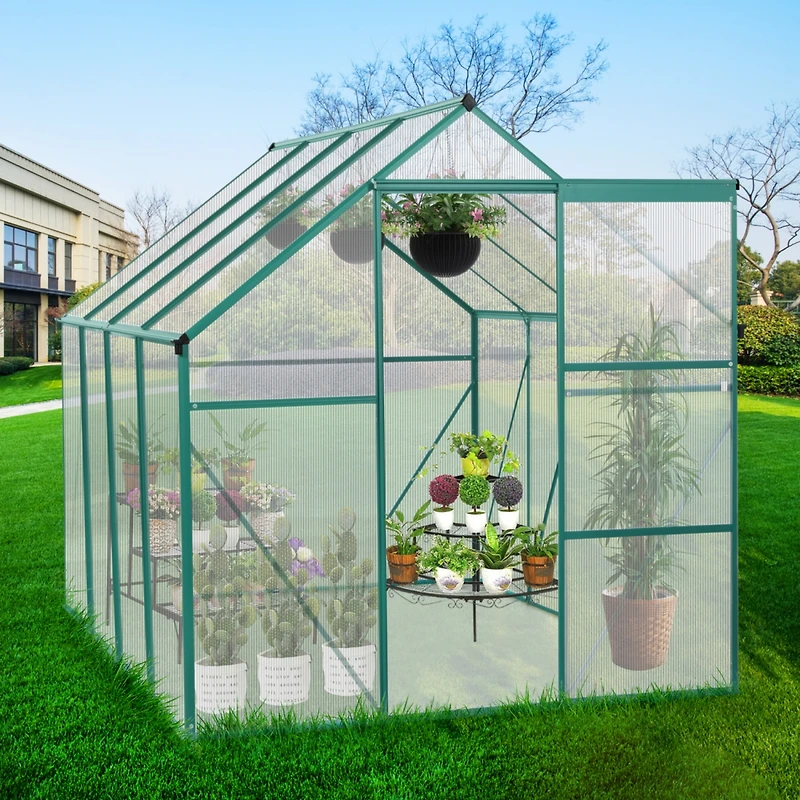 Streamdale Green-6 X 8 Ft Outdoor Patio Greenhouse