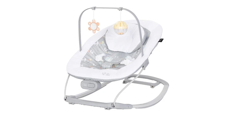Baby Trend My First Rocker 2 Bouncer - Two Of A Kind Grey