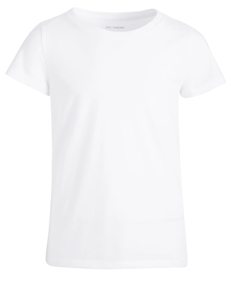 Epic Threads Little & Big Girls Core Crewneck T-Shirt, Created for Macy's