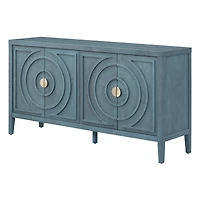 Streamdale Vintage Sideboard Door with Retro Groove & Handle