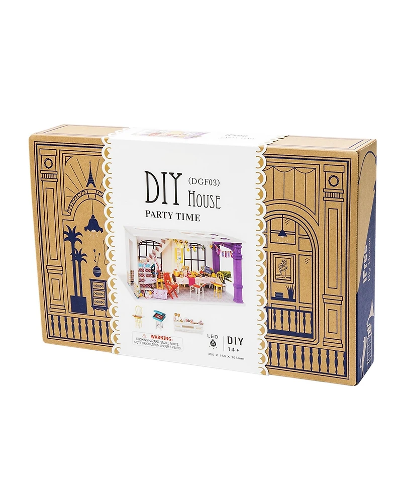 Flash Popup Diy 3D House Puzzle - Party Time 237pcs