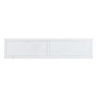 Streamdale Antique White Sofa Table with Drawers and Shelf