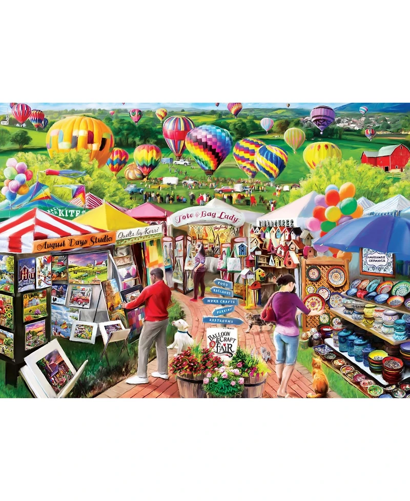 Masterpieces Fairs & Festivals - Balloon & Craft Fair 1000 Piece Puzzle