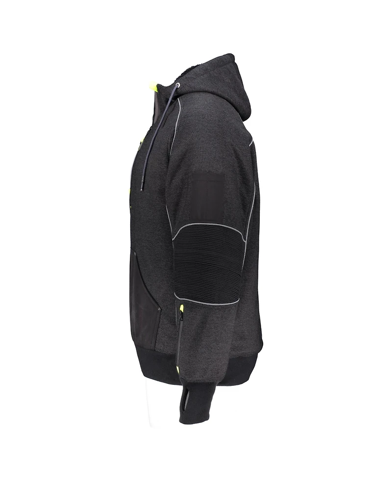 RefrigiWear Men's Extreme Hybrid Sweatshirt Heavy Duty Hoodie, Insulated Work Pullover