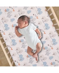 Bedtime Originals Sleepytime Bear Woodland Baby/Toddler Fitted Crib Sheet