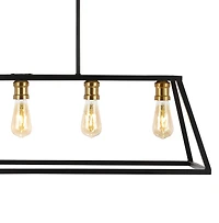 Jonathan Y Floyd Adjustable Iron Farmhouse Vintage-like Led Dimmable Pendant