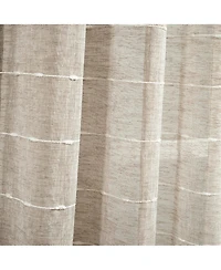 Lush Decor Farmhouse Textured Sheer Valance