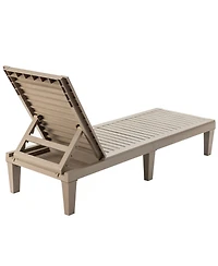 Slickblue Outdoor Recliner Chair with 5-Position Adjustable Backrest