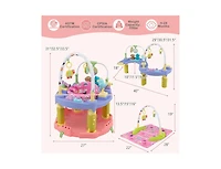 Slickblue 3-in-1 Baby Activity Center with 3-position for 0-24 Months