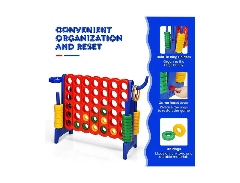 Giant 4-to-Score Game Set – Large Backyard or Party for Family & Friends