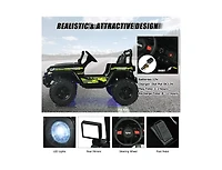 Slickblue 12V Kids Ride-on Jeep Car with 2.4 G Remote Control