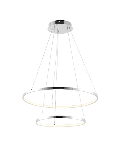 Jonathan Y Brice Modern Contemporary Iron Integrated Led Pendant