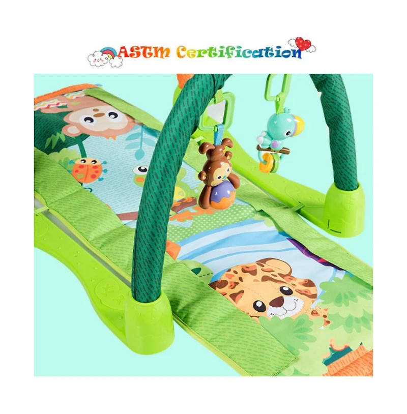 Slickblue Toddler 4-in-1 Baby Play Activity Center Gym Mat