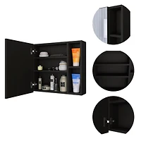 Streamdale Myrick 2-Shelf Medicine Cabinet With Mirror Wengue