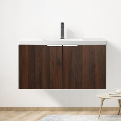 Streamdale 36" Modern Design Floating Bathroom Vanity with Soft Close Doors