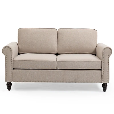 Streamdale Mid-Century Loveseat with Button Tufting, 45