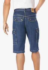 Liberty Blues Big & Tall by KingSize Denim Cargo Shorts