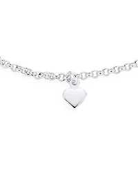 Bling Jewelry Love Multi Dangling 7 Hearts Charms Anklet Ankle Bracelet Sterling Silver Adjustable 9 To 10 Inch With Extender