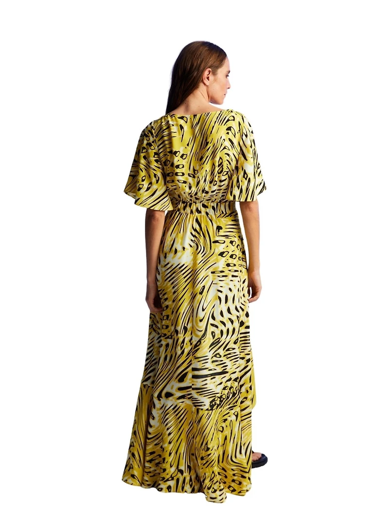 Nocturne Women's Printed Asymmetrical Dress